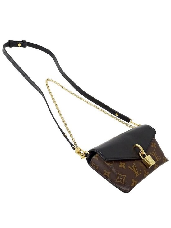 Louis Vuitton Monogram Shoulder Bag 2-Way Padlock on Strap - Picture 4 of 12